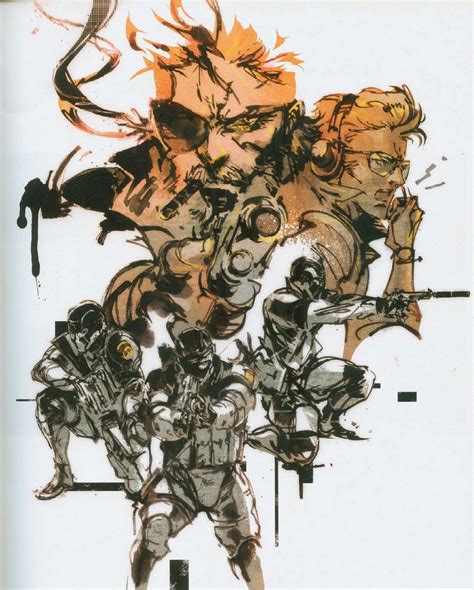 box mechanic metal gear solid|yoji shinkawa Metal Gear art.